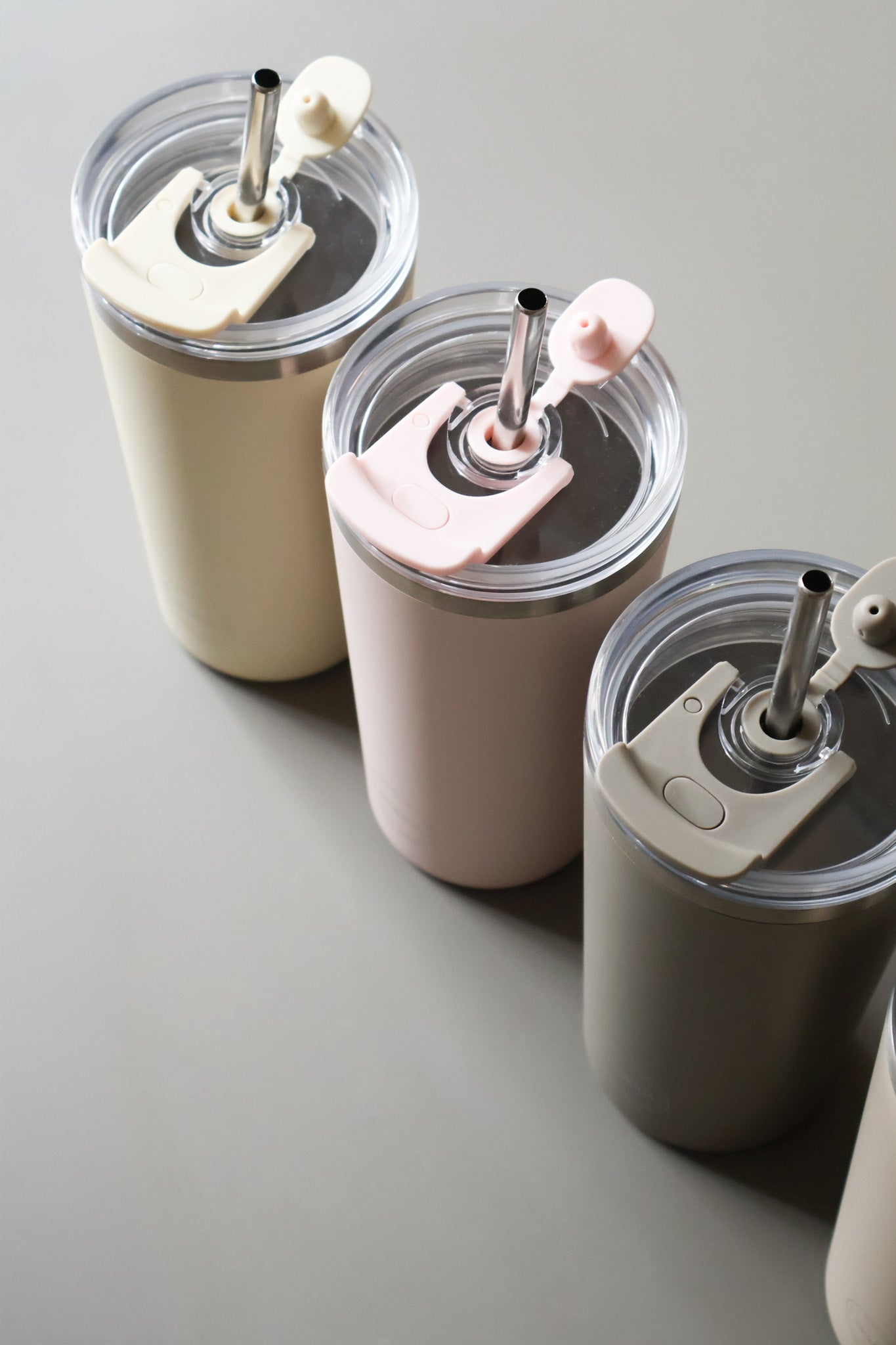 Termokop med sugerør, Gul - 600 ml